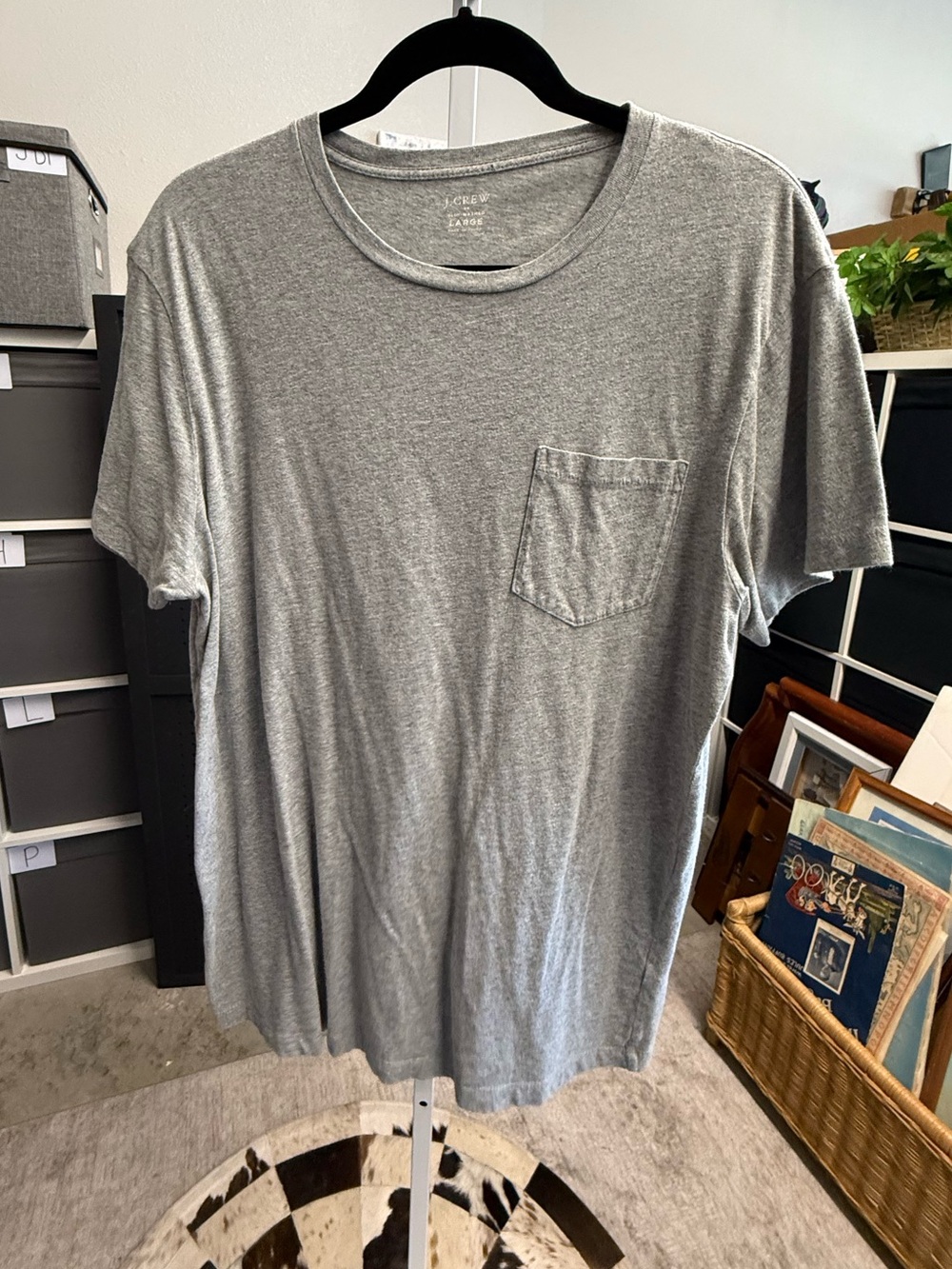J. Crew Men’s Gray Pocket T-Shirt